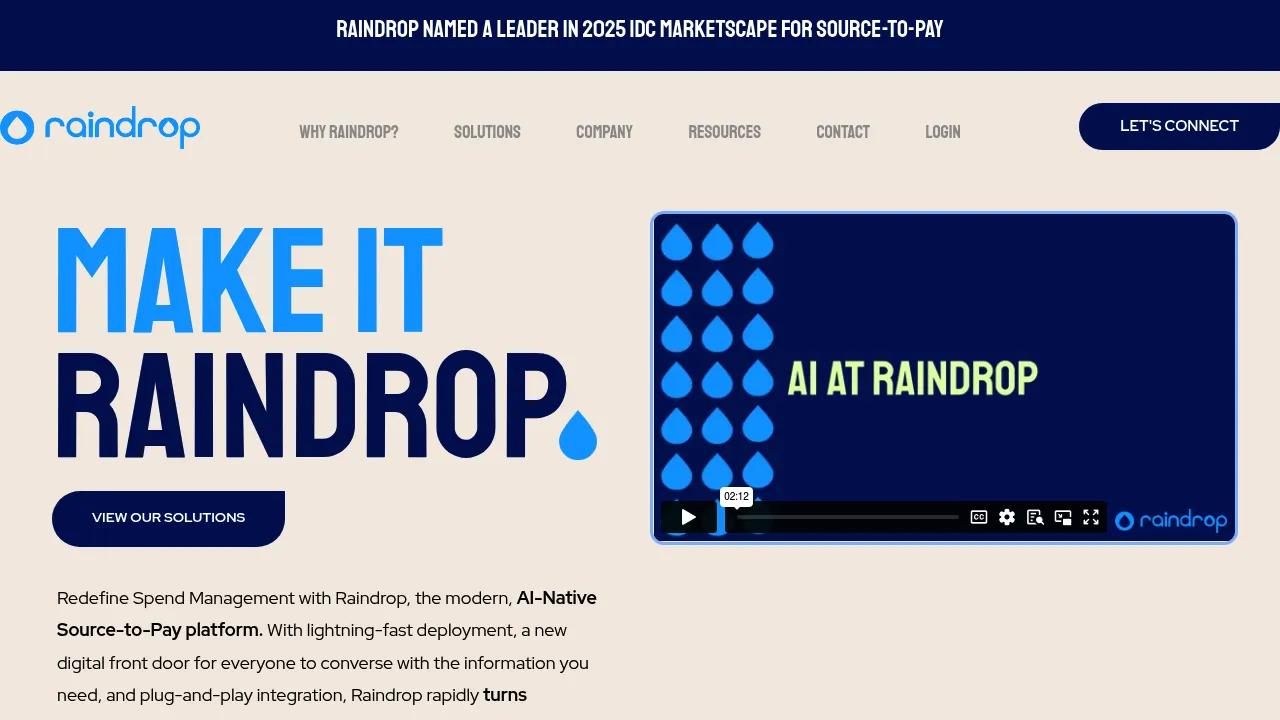 Raindrop Systems screenshot
