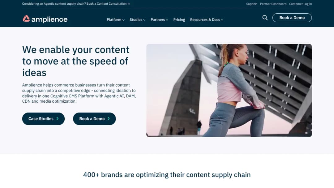 Amplience screenshot