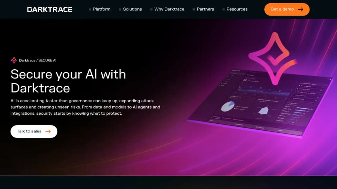Darktrace / SECURE AI screenshot