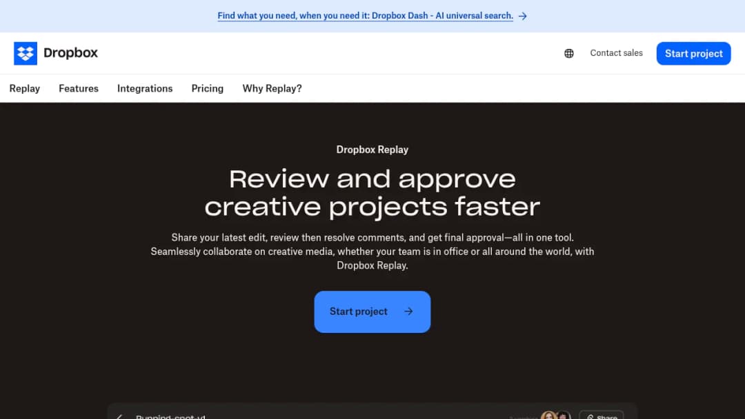 Dropbox Replay screenshot