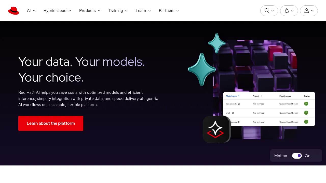 Red Hat screenshot