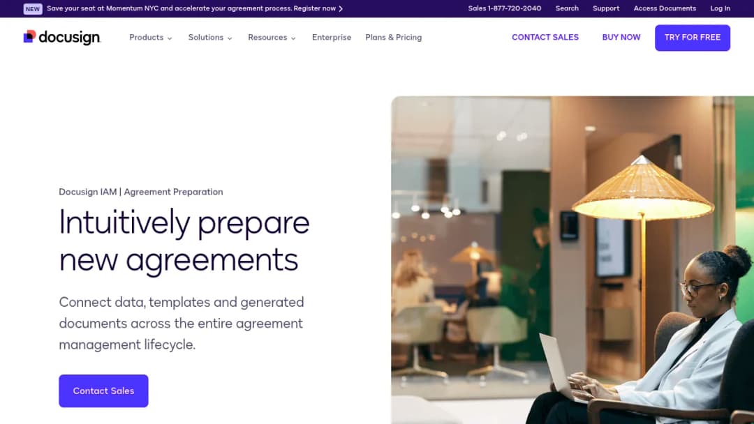 DocuSign Agreement Preparation screenshot