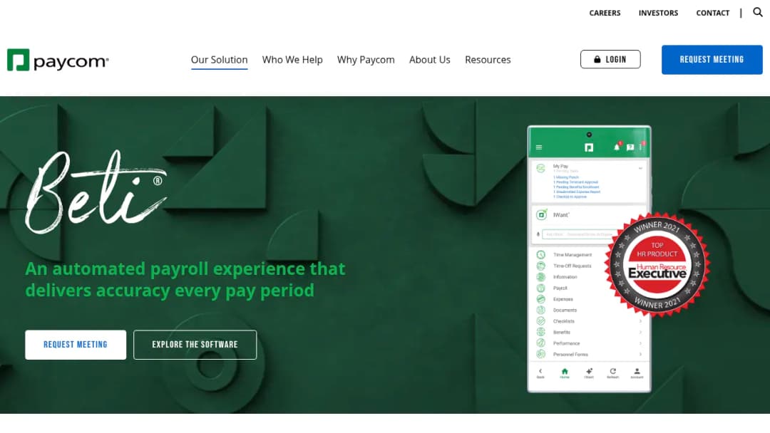 Paycom Beti® screenshot