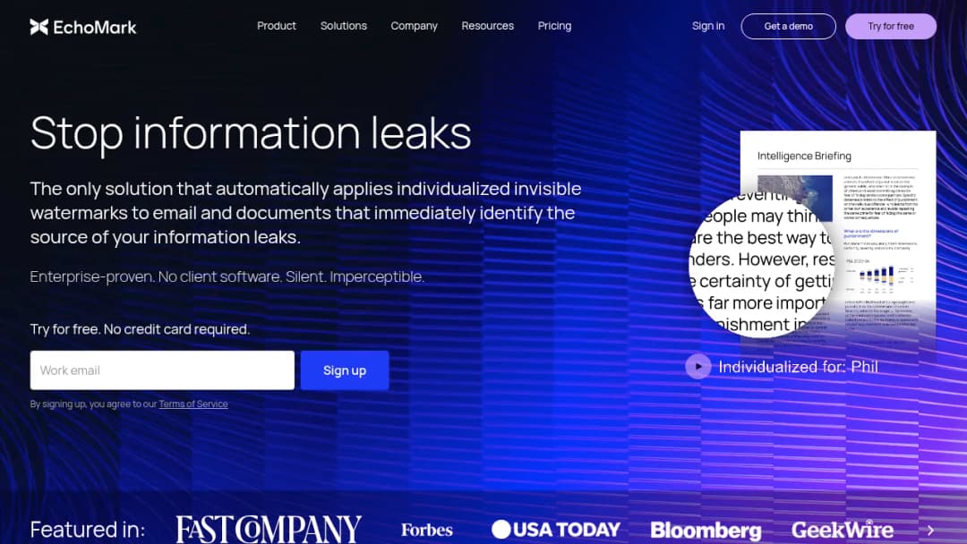 EchoMark screenshot