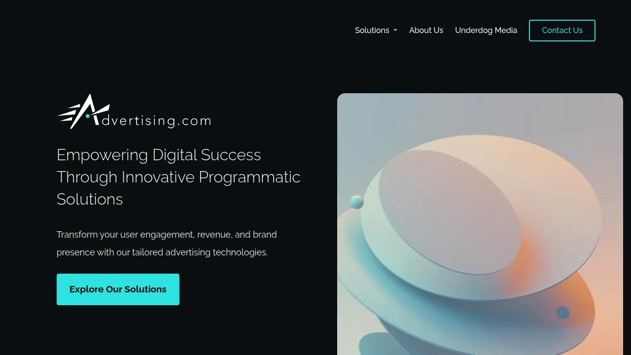 Advertising screenshot