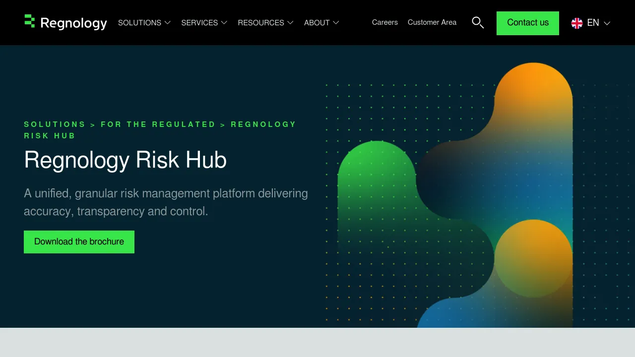 Wolters Kluwer OneSumX for Risk Management screenshot