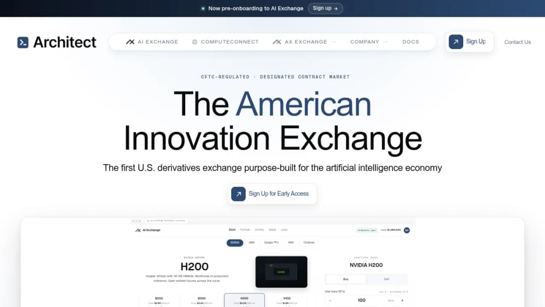 Architect Financial Technologies screenshot