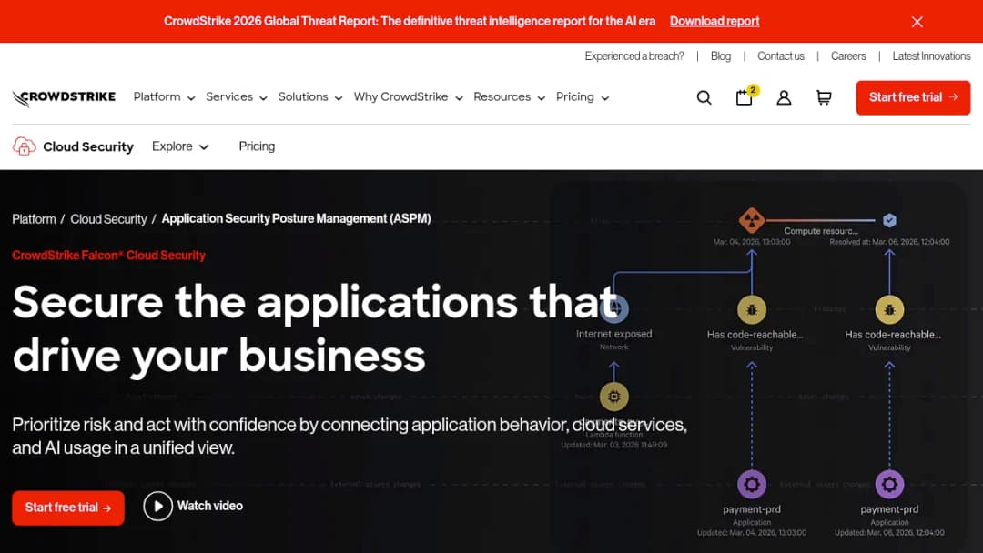 Bionic, a CrowdStrike Company screenshot