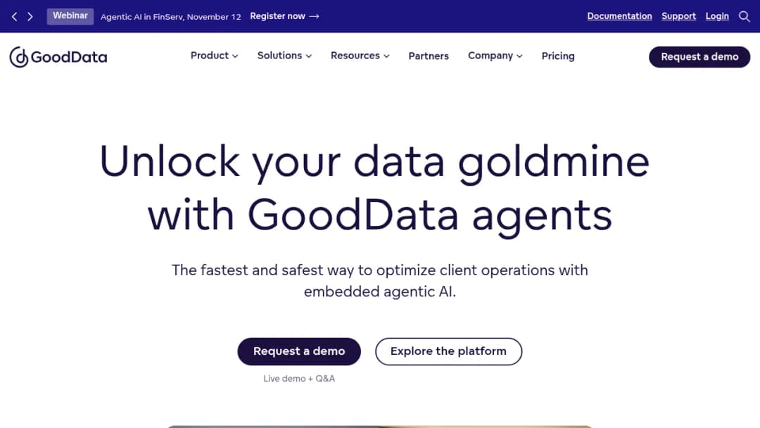 GoodData screenshot
