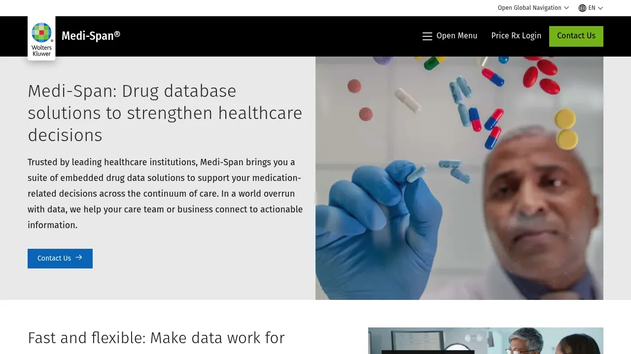 Wolters Kluwer Medi-Span® screenshot