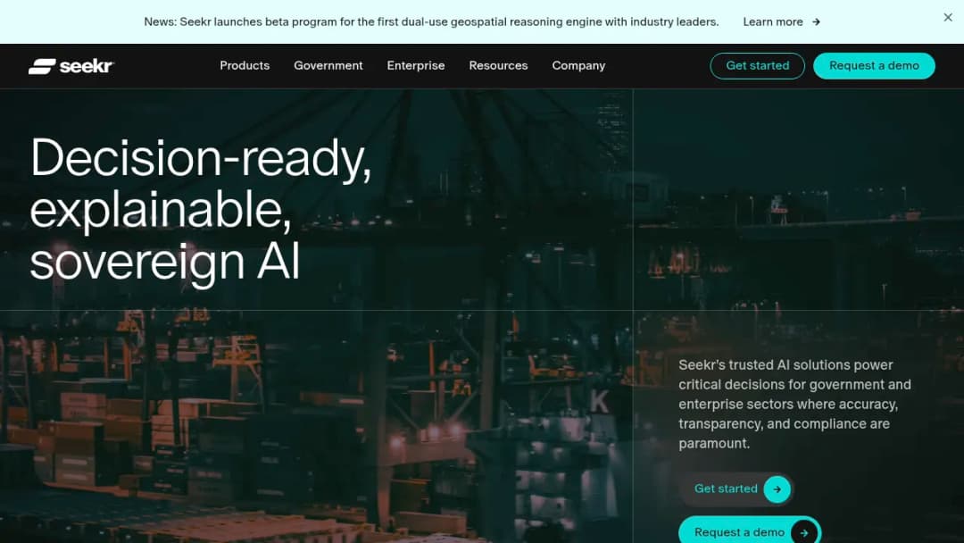Seekr screenshot