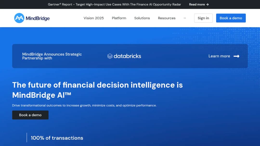MindBridge screenshot