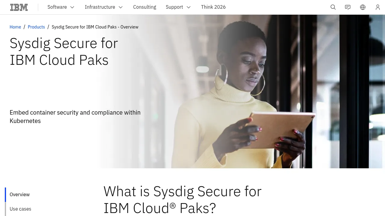 IBM Sysdig Secure screenshot