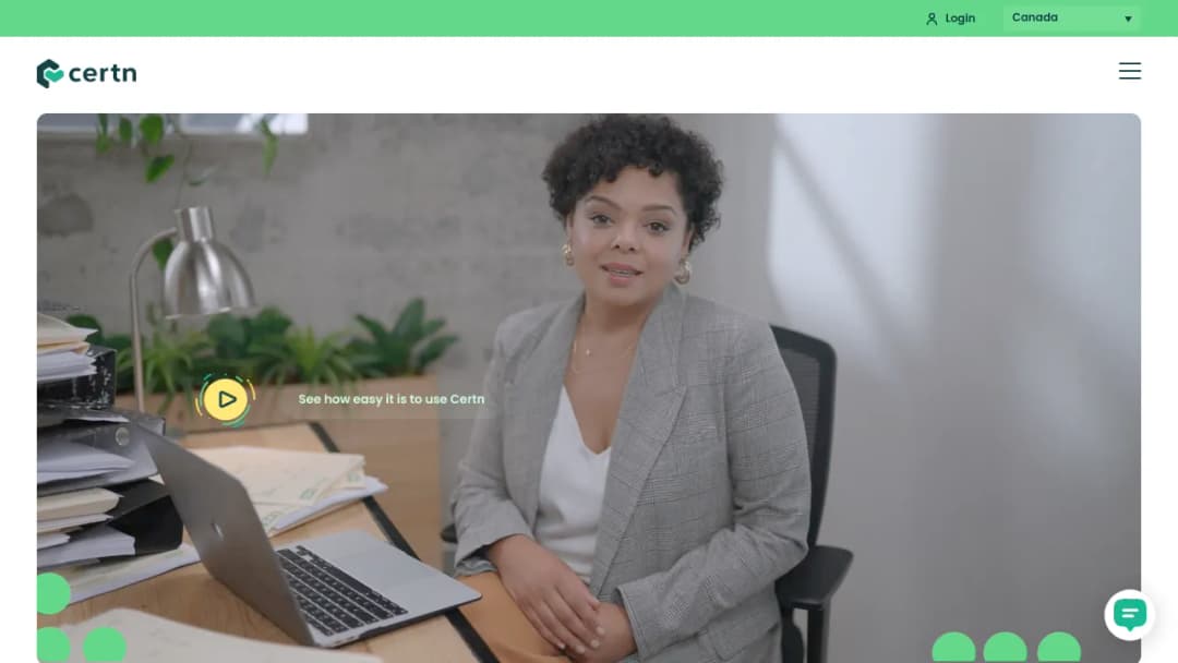 Certn screenshot