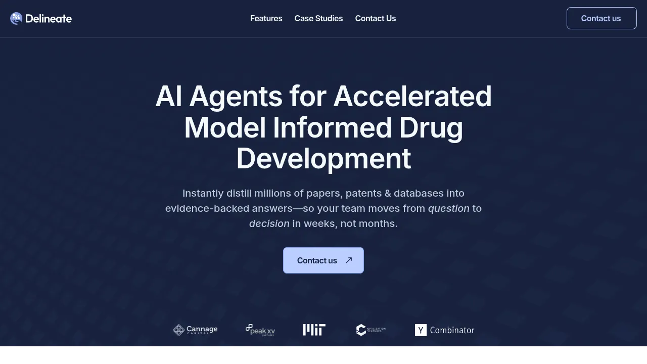 Delineate screenshot