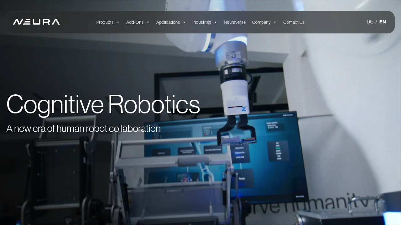 NEURA Robotics screenshot