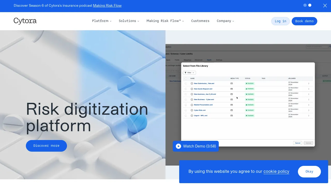 Cytora screenshot