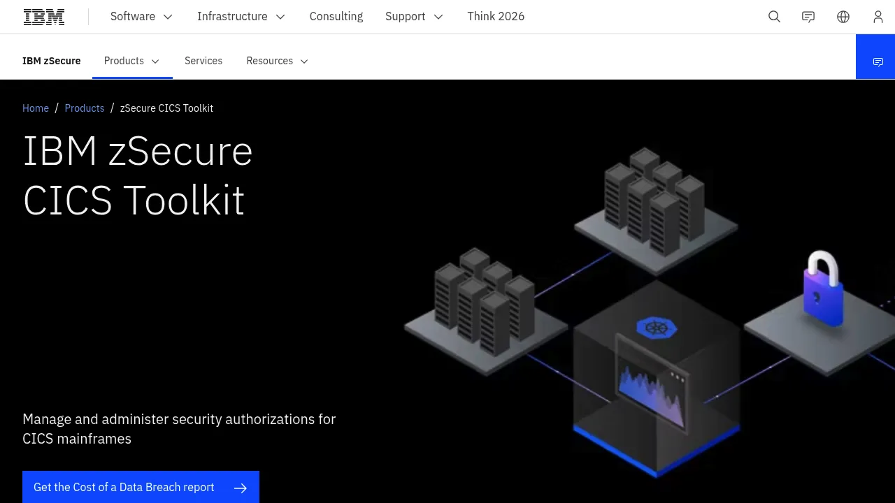 IBM zSecure Cics Toolkit screenshot