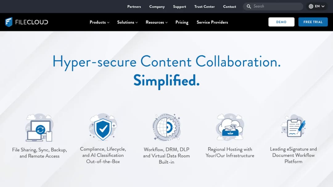 FileCloud screenshot