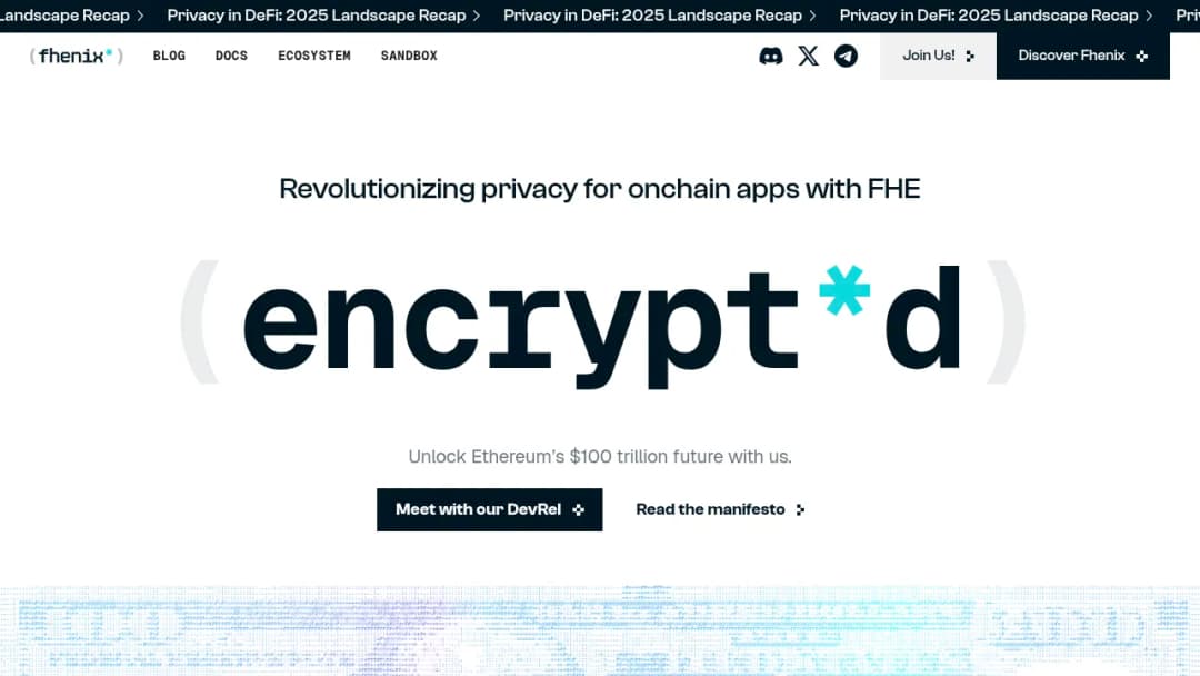 Fhenix screenshot