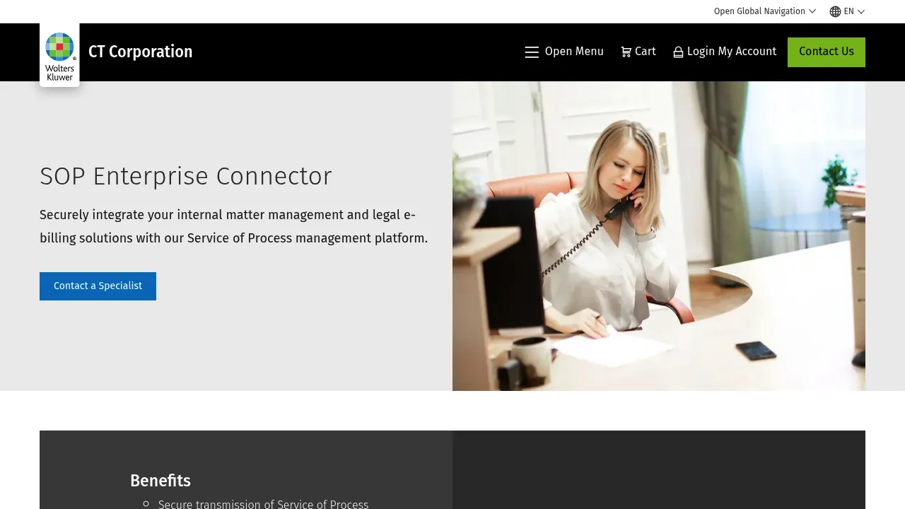 Wolters Kluwer SOP Enterprise Connector screenshot