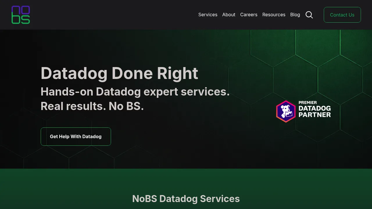NoBS screenshot