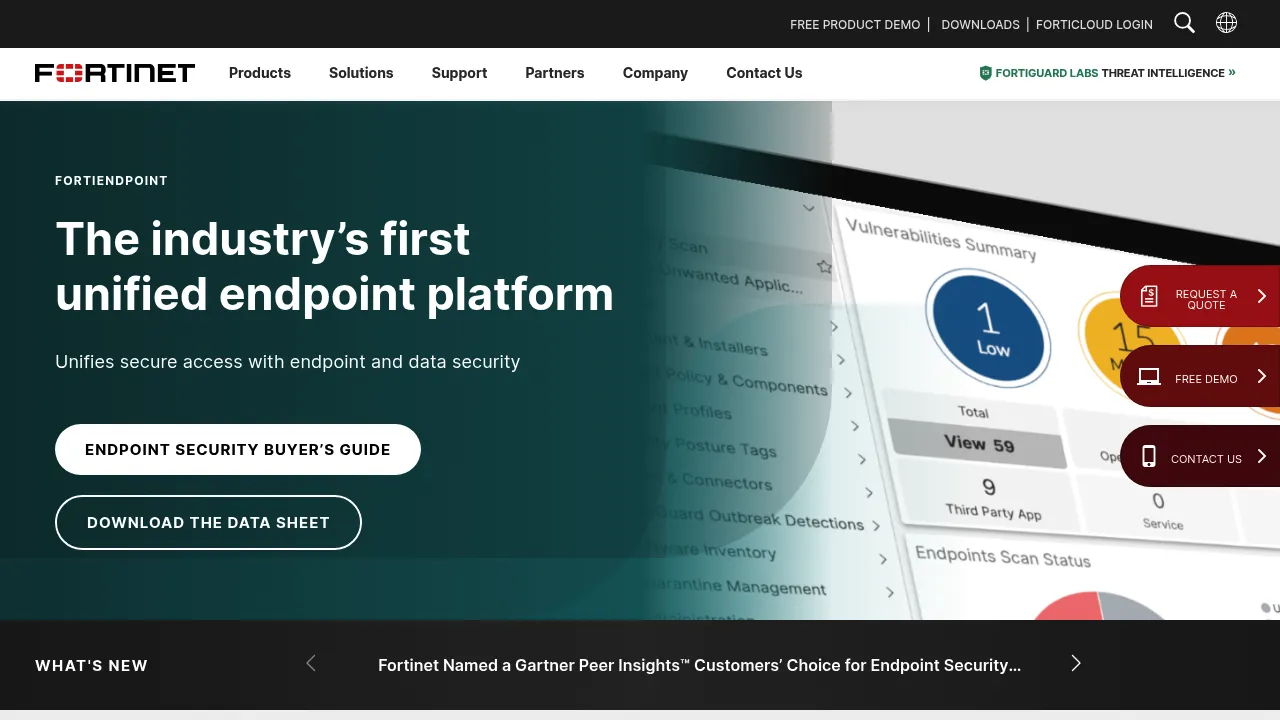 Fortinet Unified Endpoint Platform screenshot