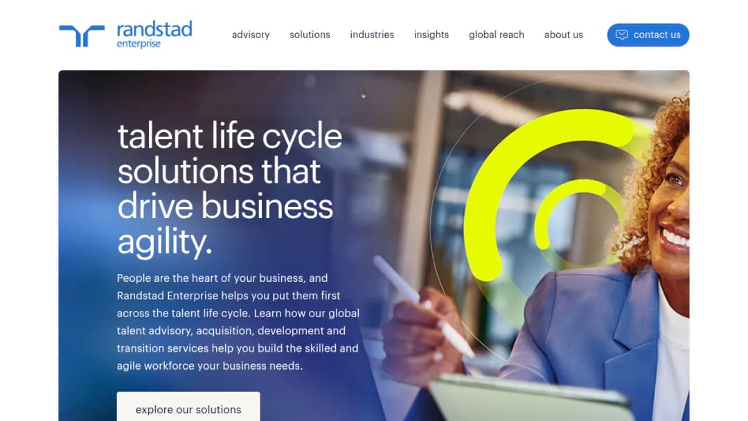 Randstad Enterprise screenshot