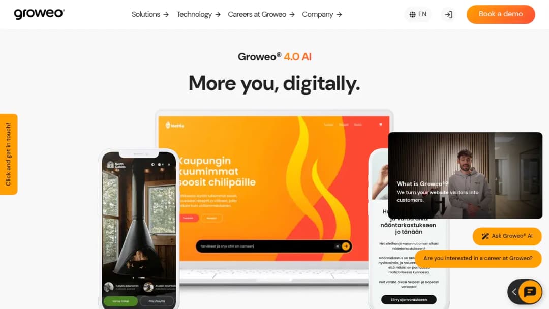 Groweo screenshot