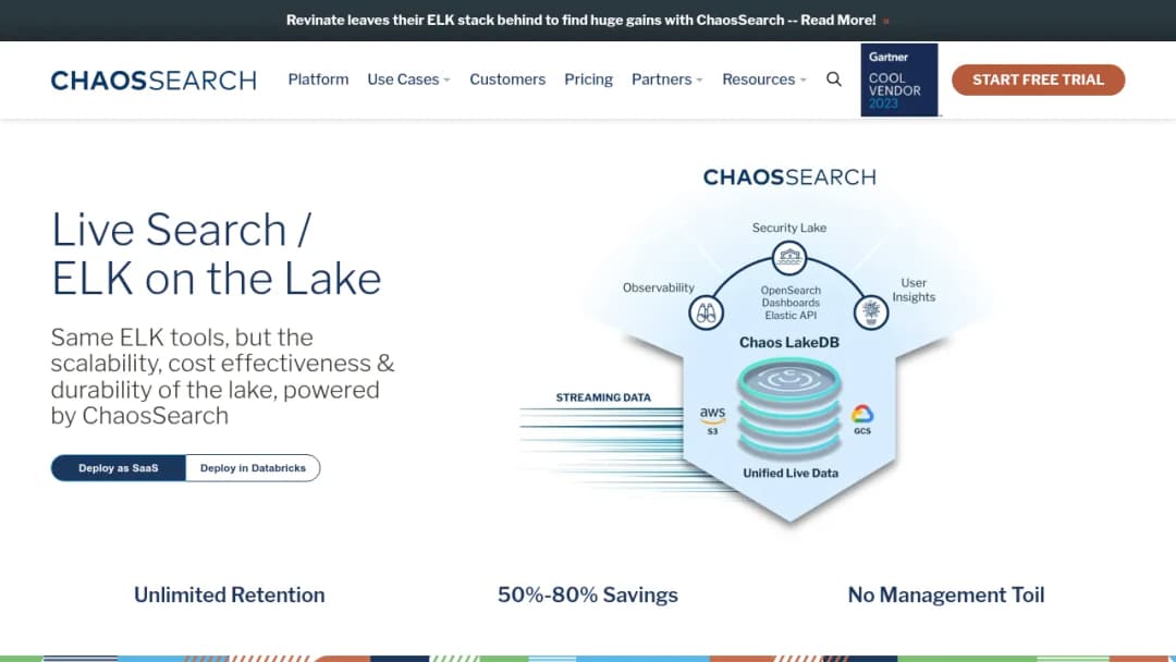ChaosSearch screenshot