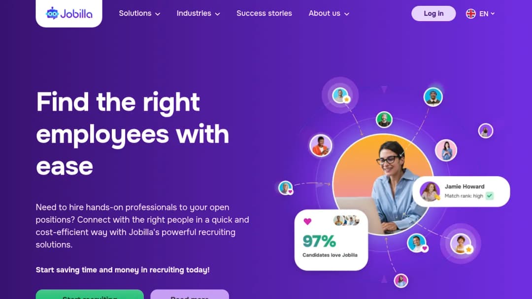 Jobilla screenshot