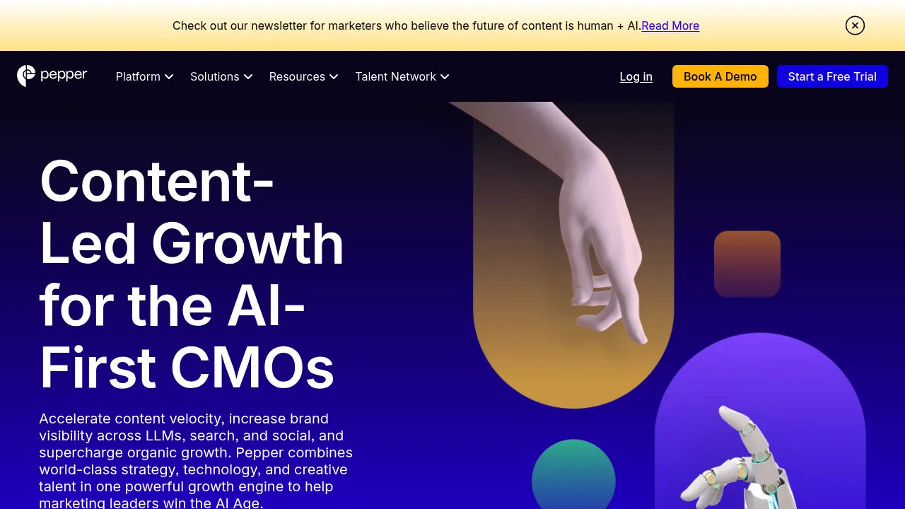 Pepper Content screenshot