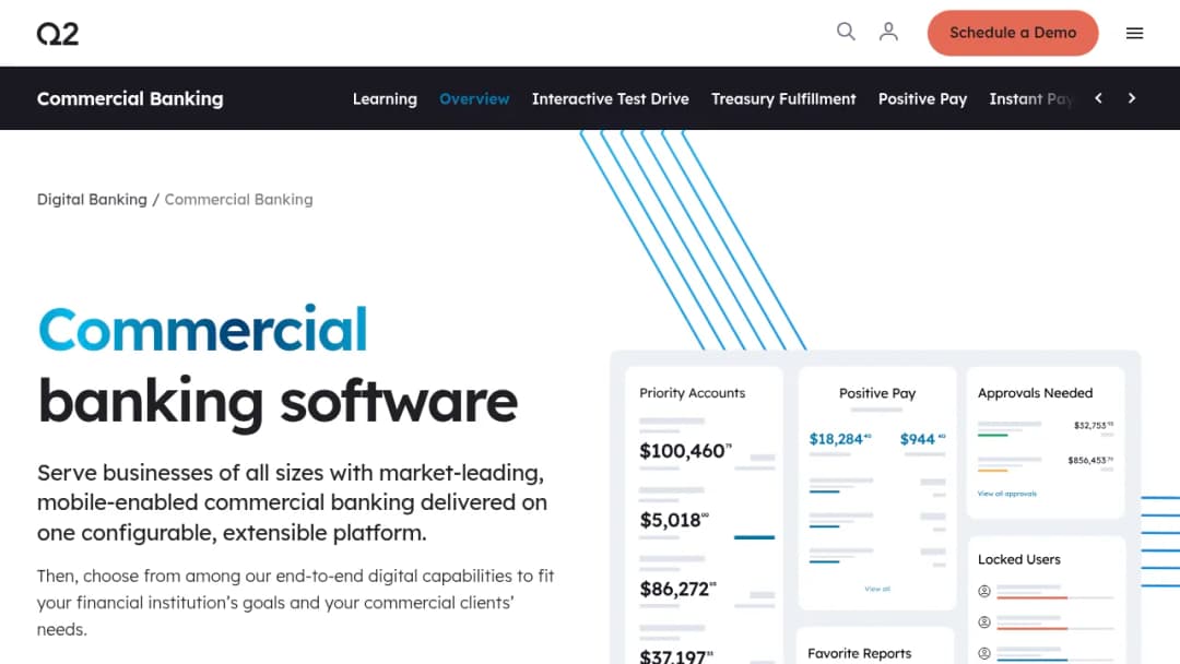 Q2 Commercial Banking screenshot