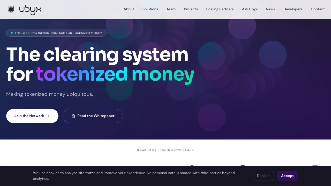 Ubyx Inc. screenshot