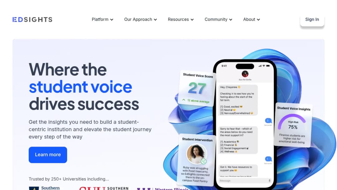 EdSights screenshot