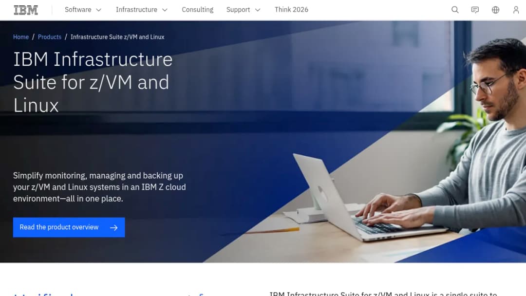 IBM Infrastructure Suite Zvm and Linux screenshot