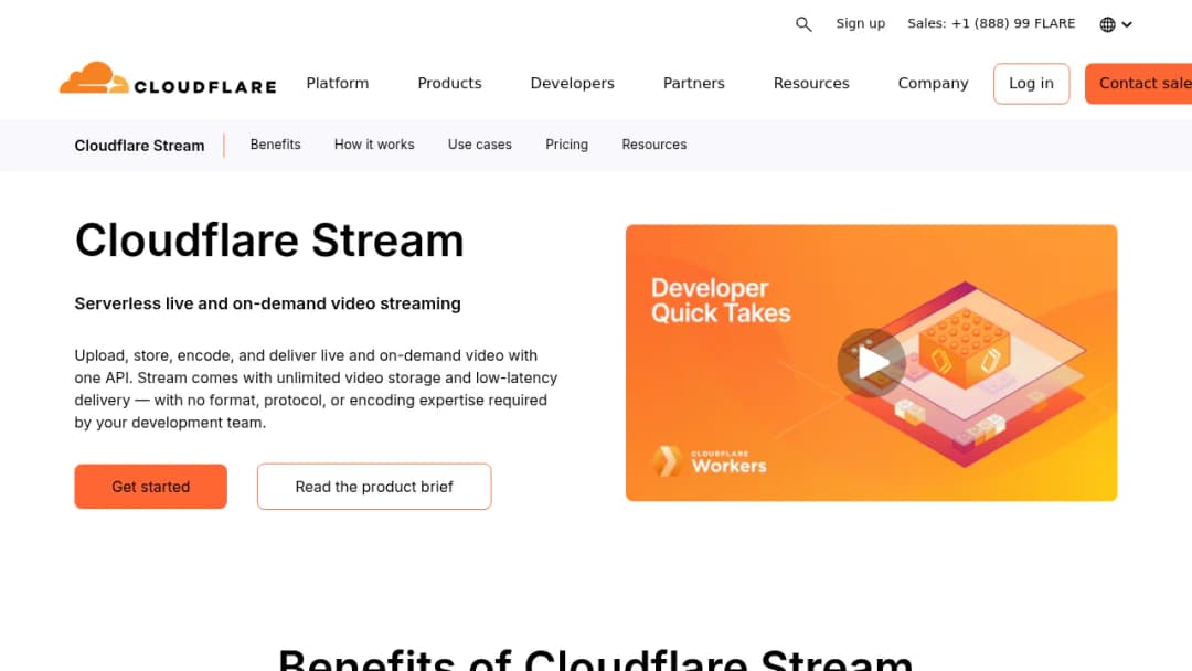 Cloudflare Stream screenshot