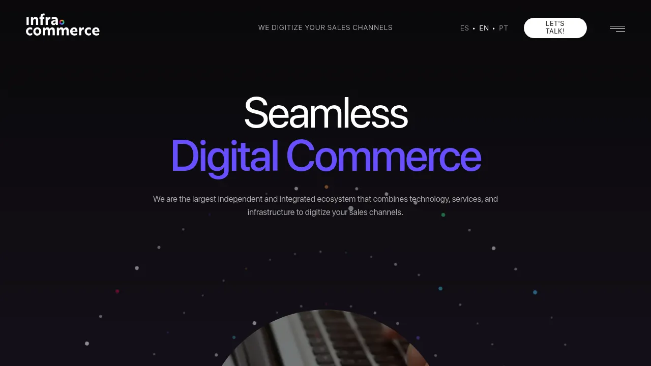 Infracommerce screenshot