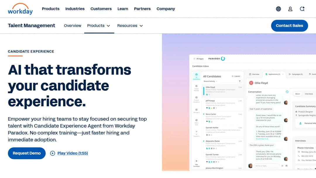 Workday Paradox screenshot