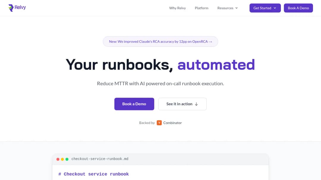 Relvy AI screenshot