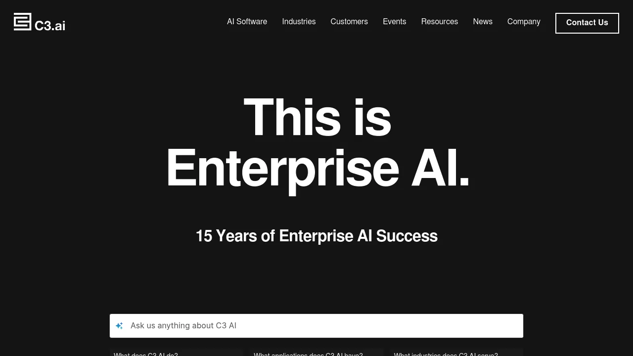 C3.ai screenshot