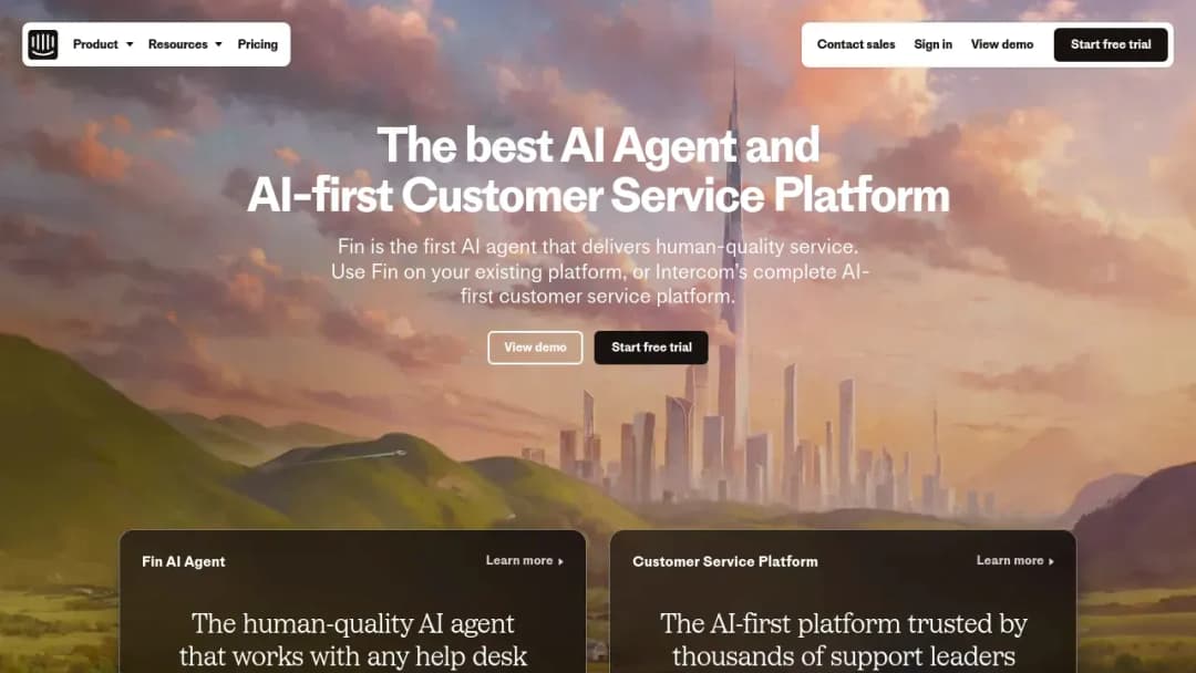 Intercom screenshot