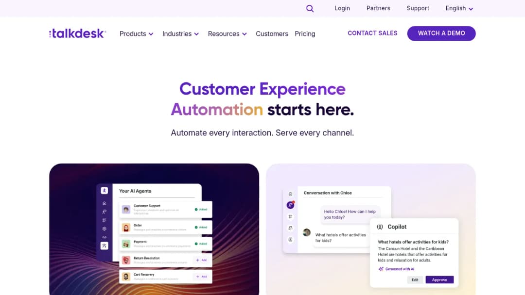 Talkdesk screenshot