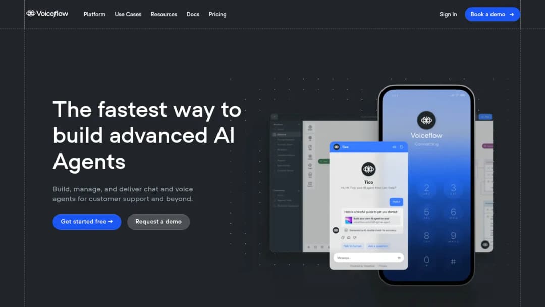 Voiceflow screenshot