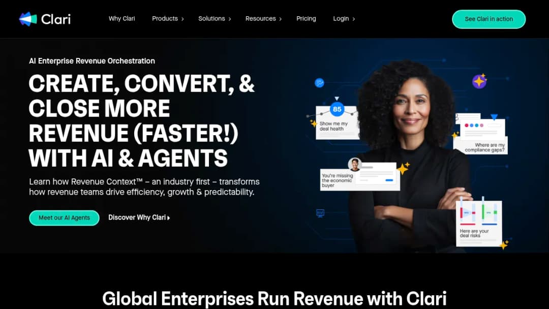 Clari screenshot