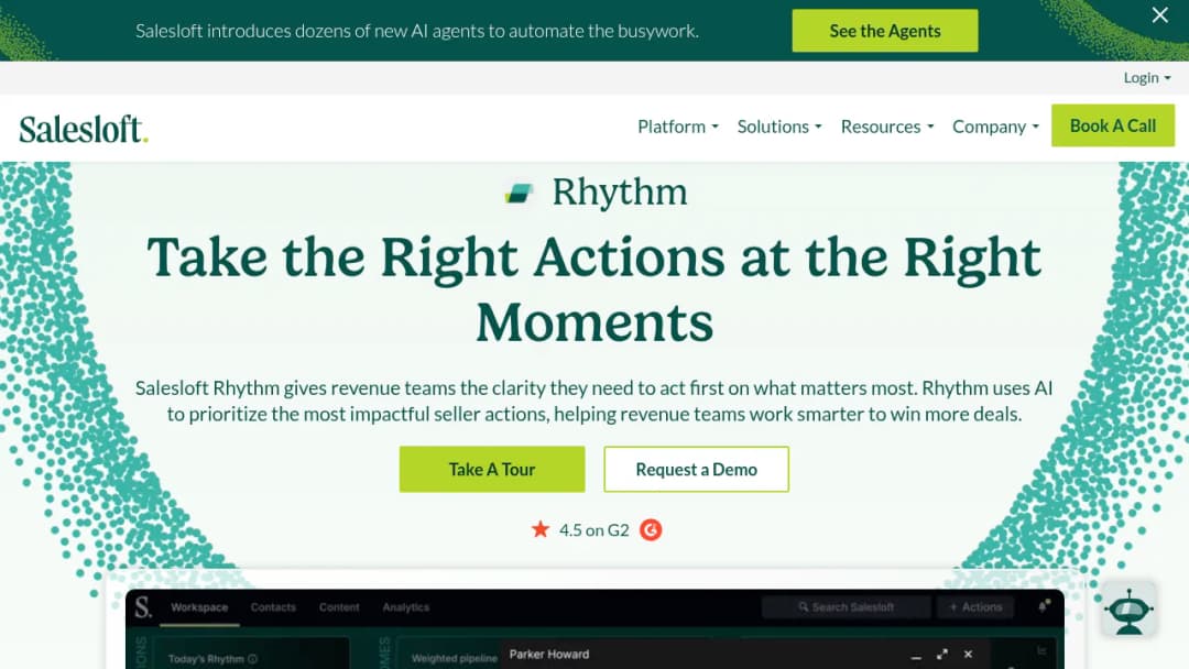 Salesloft (Rhythm) screenshot