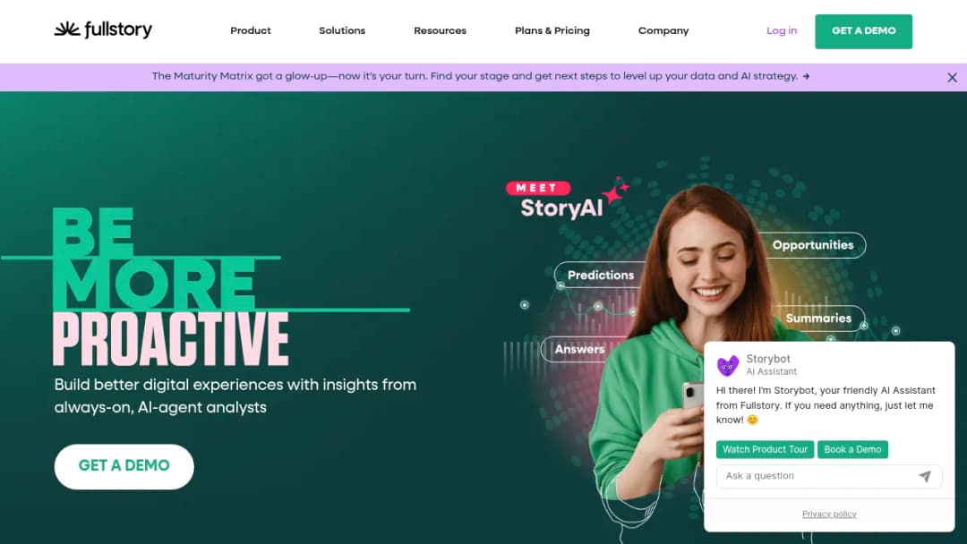 FullStory screenshot