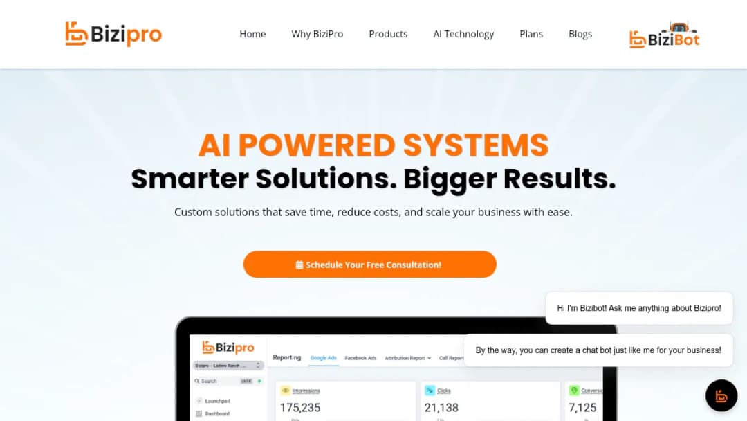 Bizipro screenshot