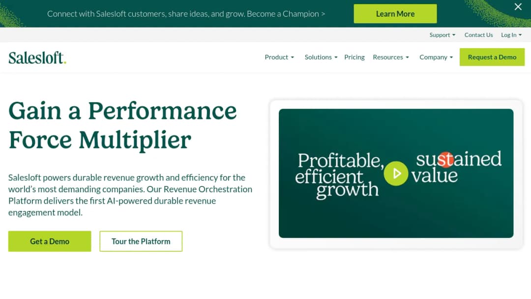 Salesloft screenshot