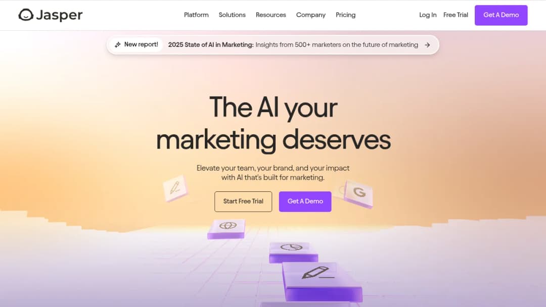 Jasper.ai screenshot